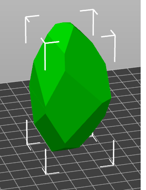 Floating crystal