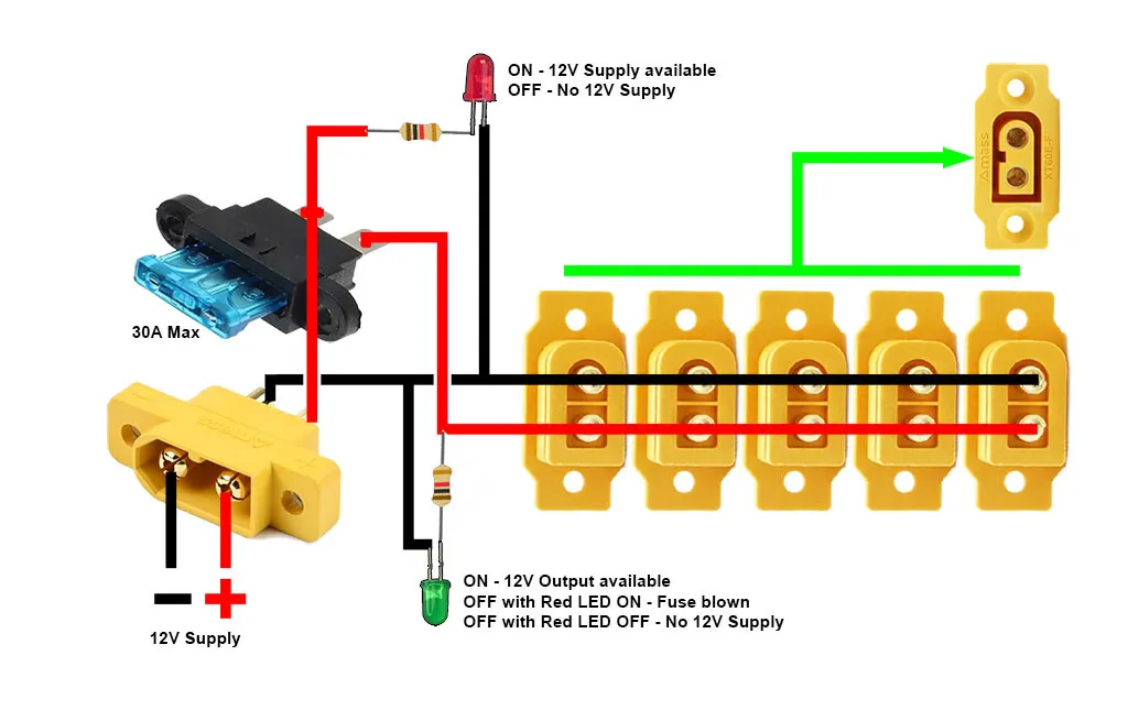 XT60 12v Power Adaptor by booskoos | Download free STL model ...