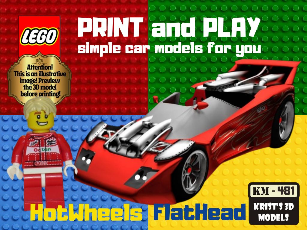 LEGO HotWheels FlatHead Fury