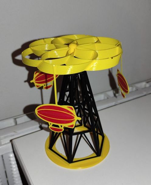 3D tištěný kolotoč / 3D Printed Carousel — miniatura 3