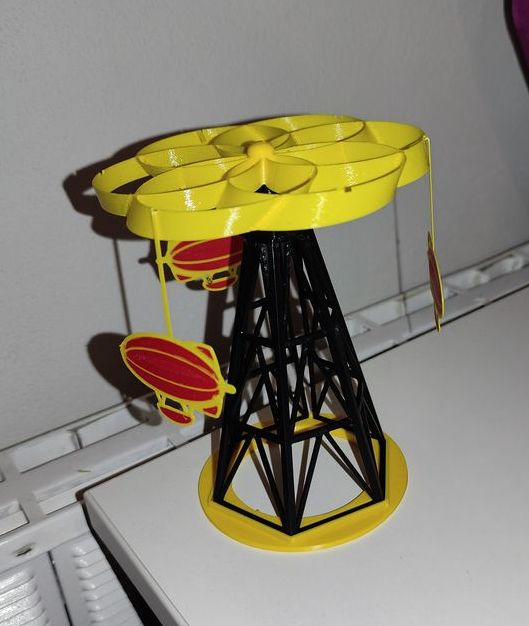 3D tištěný kolotoč / 3D Printed Carousel — miniatura 4