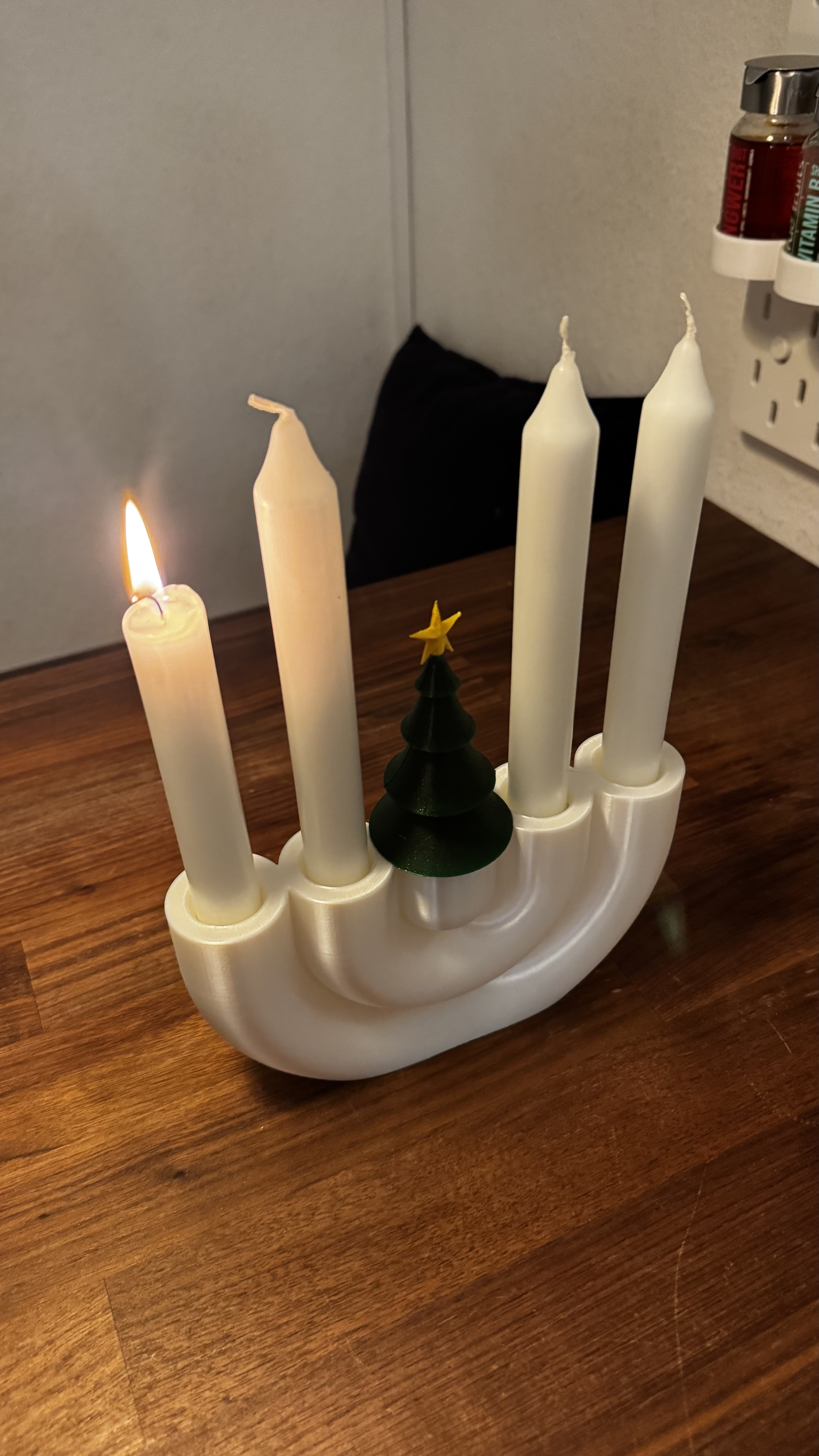 Advent Tischkerzenhalter, Weihnachten / Advent table candle holder, Christmas
