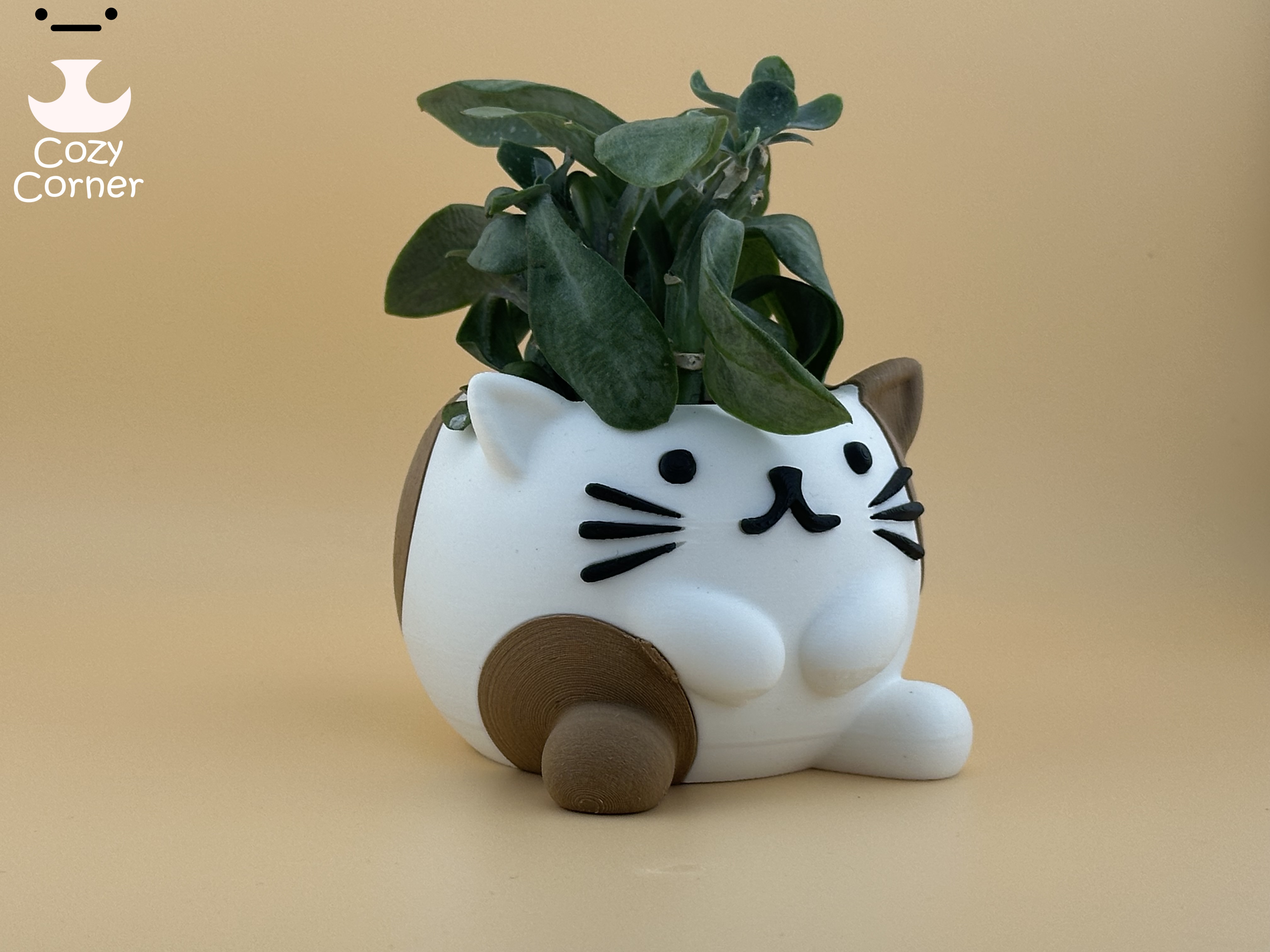 Miniatura 7 do modelo 3D Cute cat planter