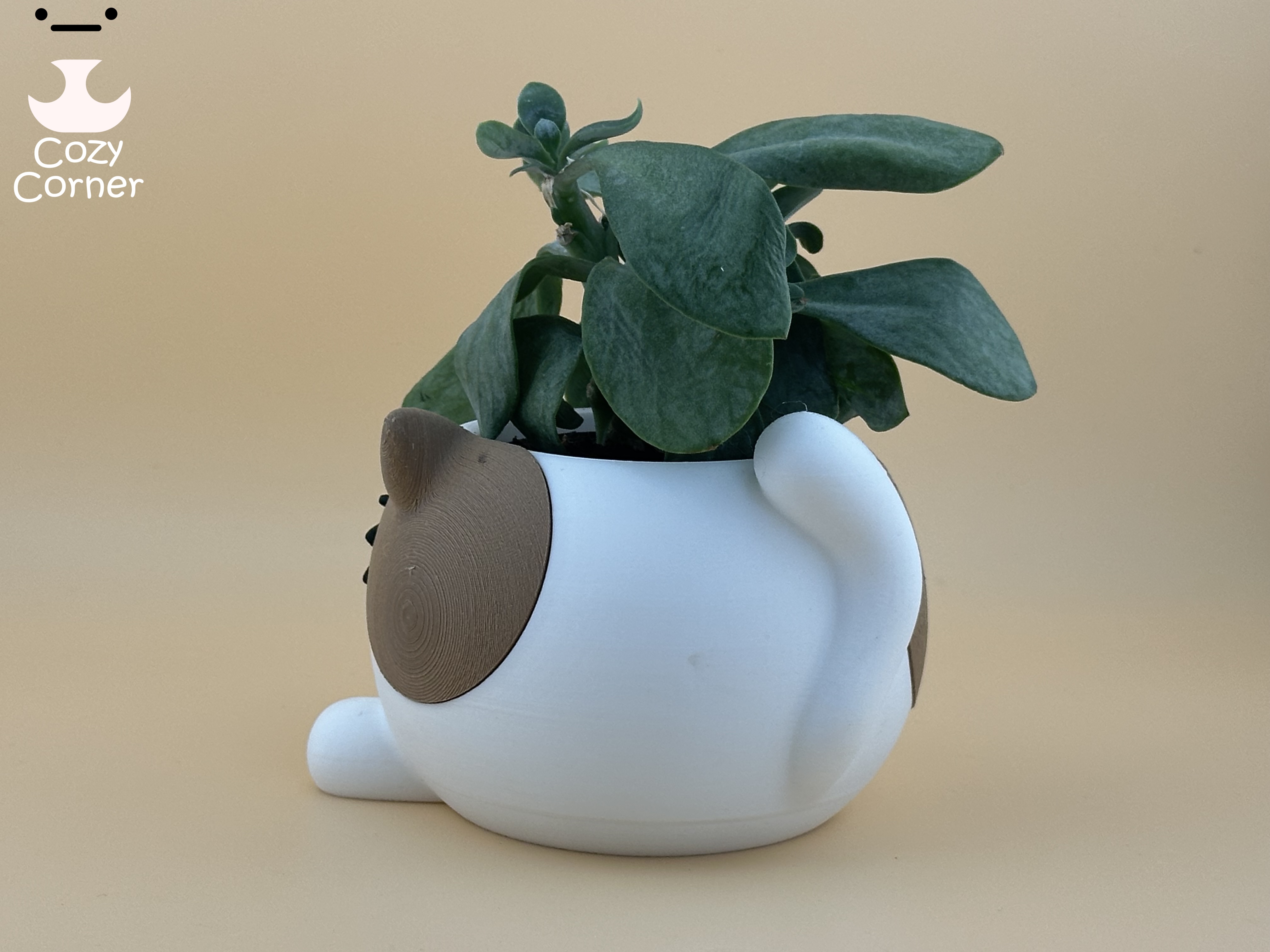 Miniatura 4 do modelo 3D Cute cat planter