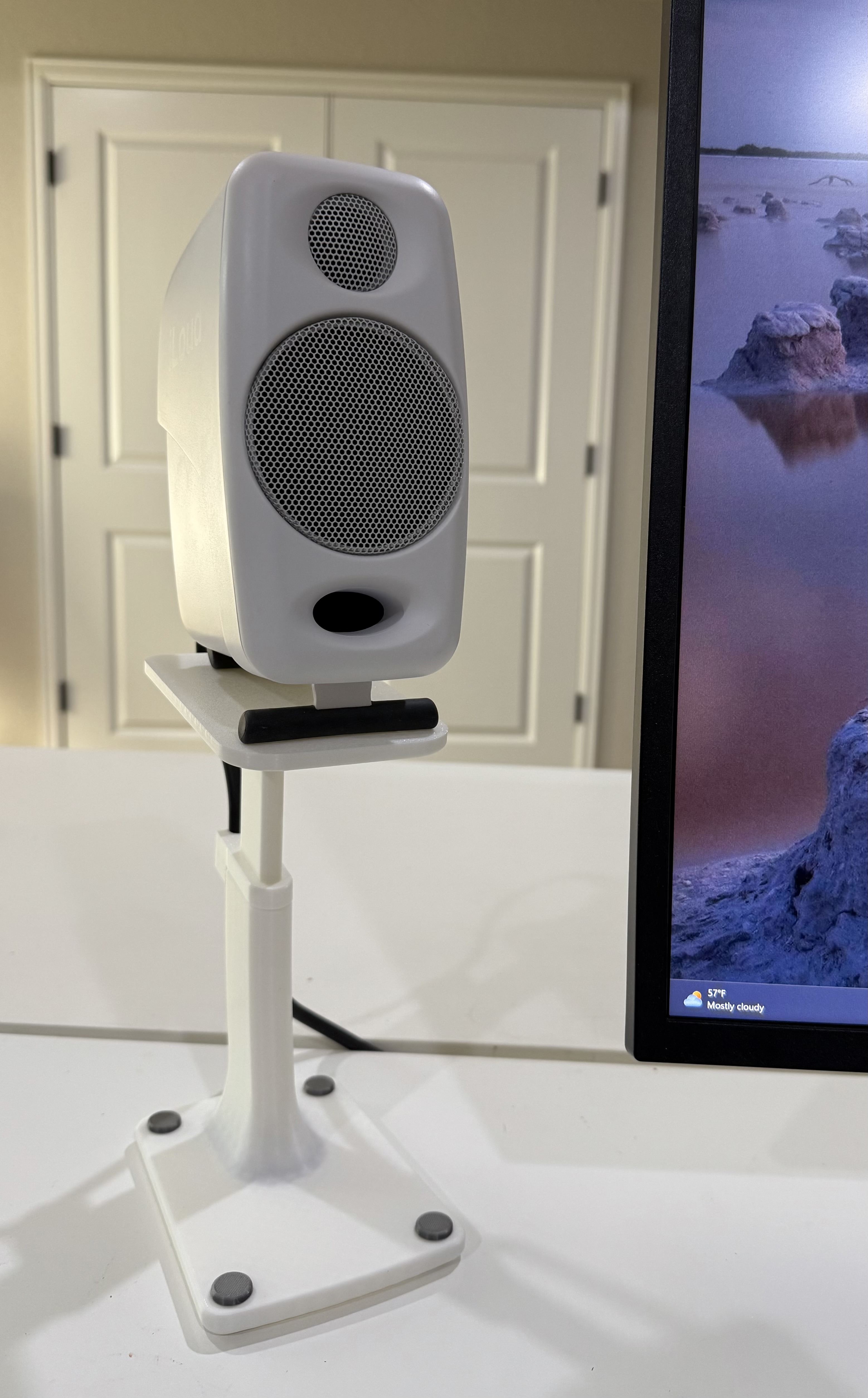 Speaker Stands for iLoud Micro speakers w/cable mgmt system