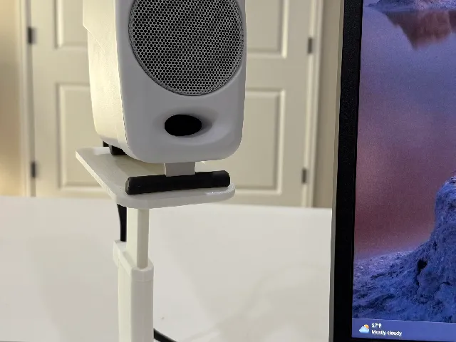 Speaker Stands for iLoud Micro speakers w/cable mgmt system