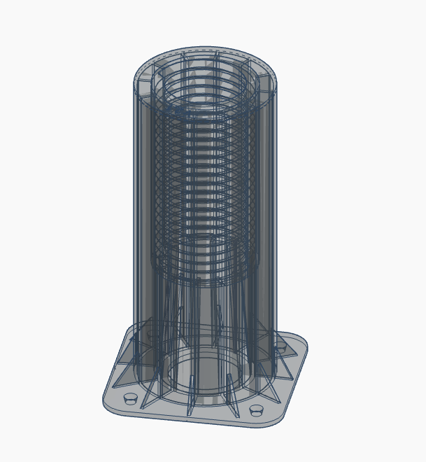 Adjustable furniture leg
