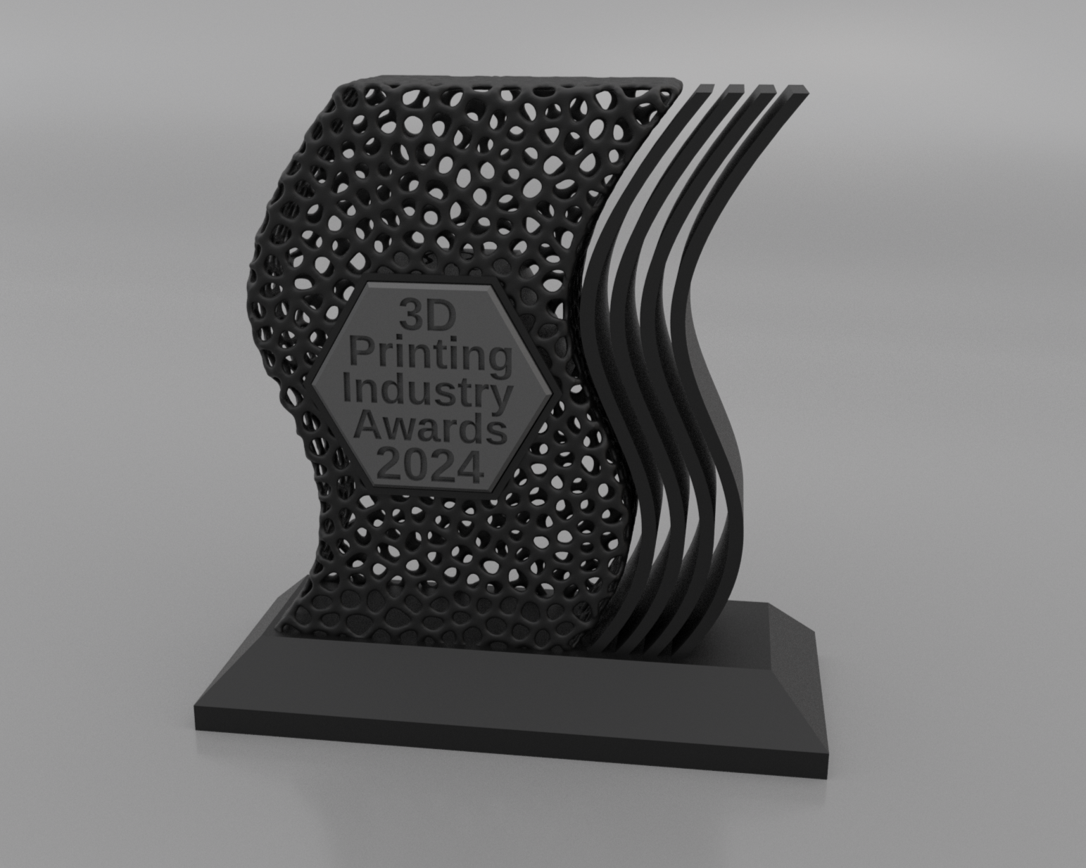 3D Printing Industry Awards Trophy 2024