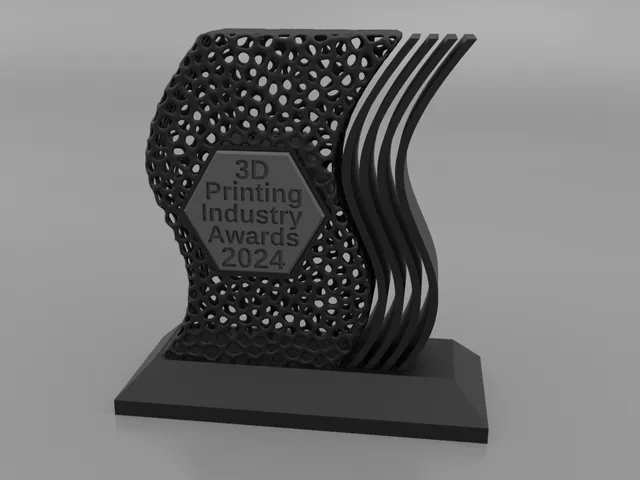 3D Printing Industry Awards Trophy 2024
