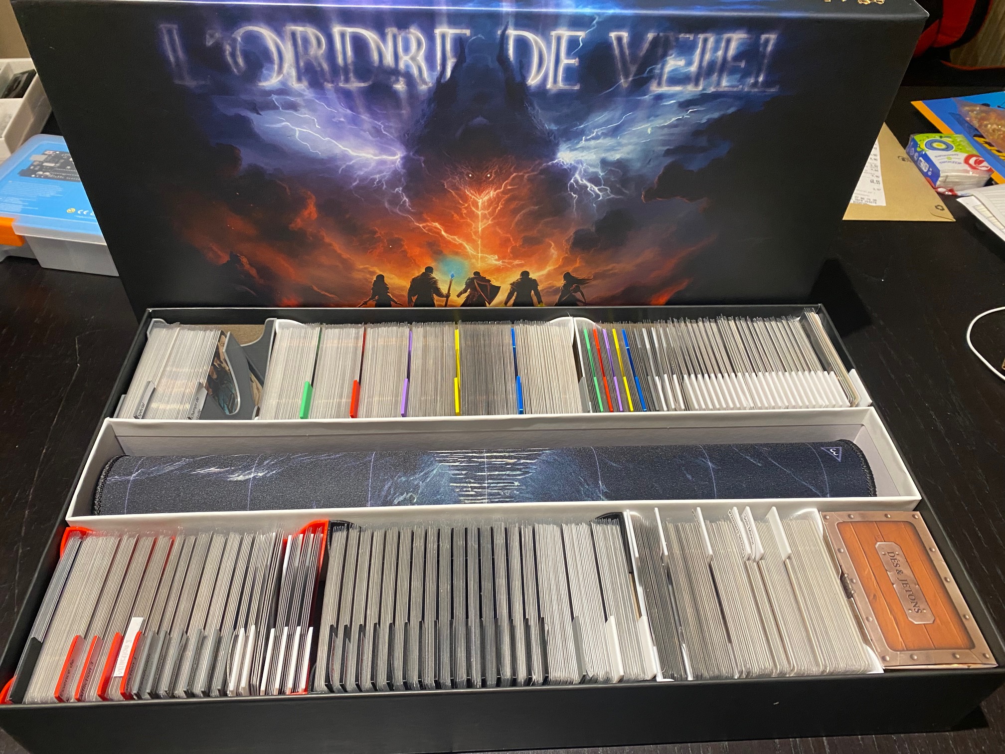 Bacs à cartes l'ordre de Veiel