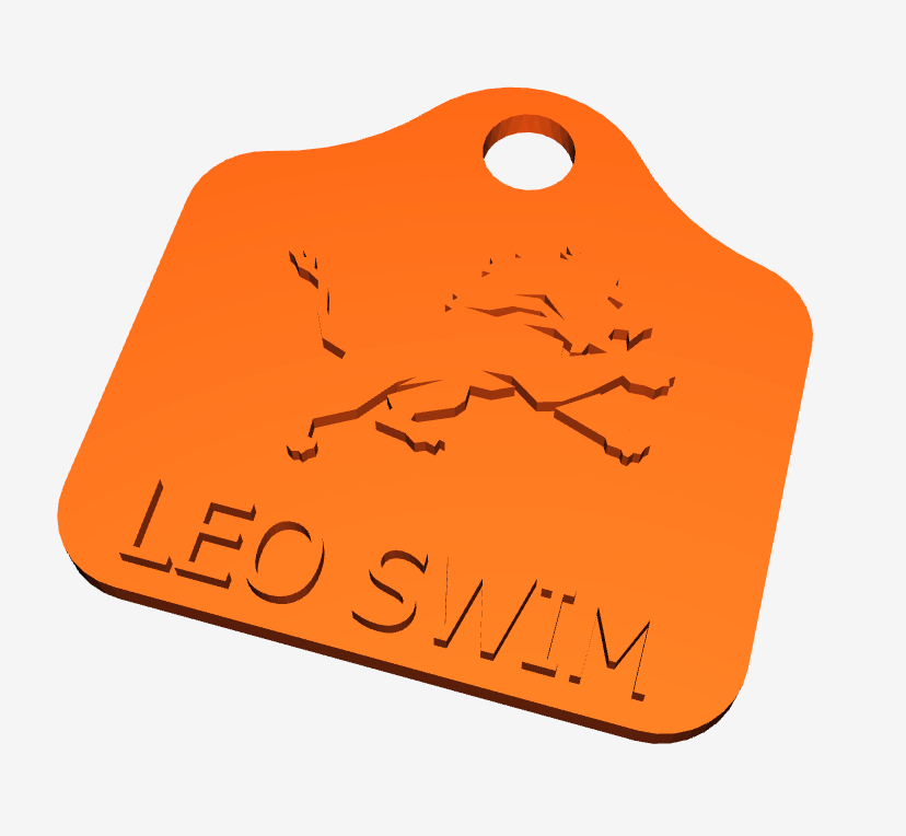 Leo Swim tag
