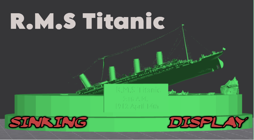 Titanic Sinking Display