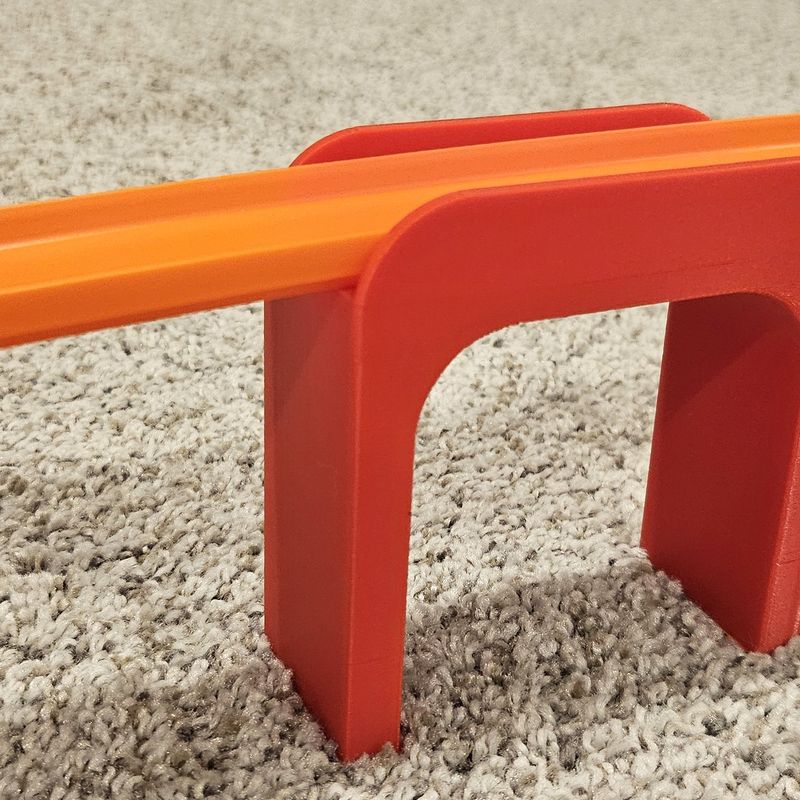 Pack De 20 Supports Muraux Orange Pour Hot Wheels – Impression 3D – Compatible Piste