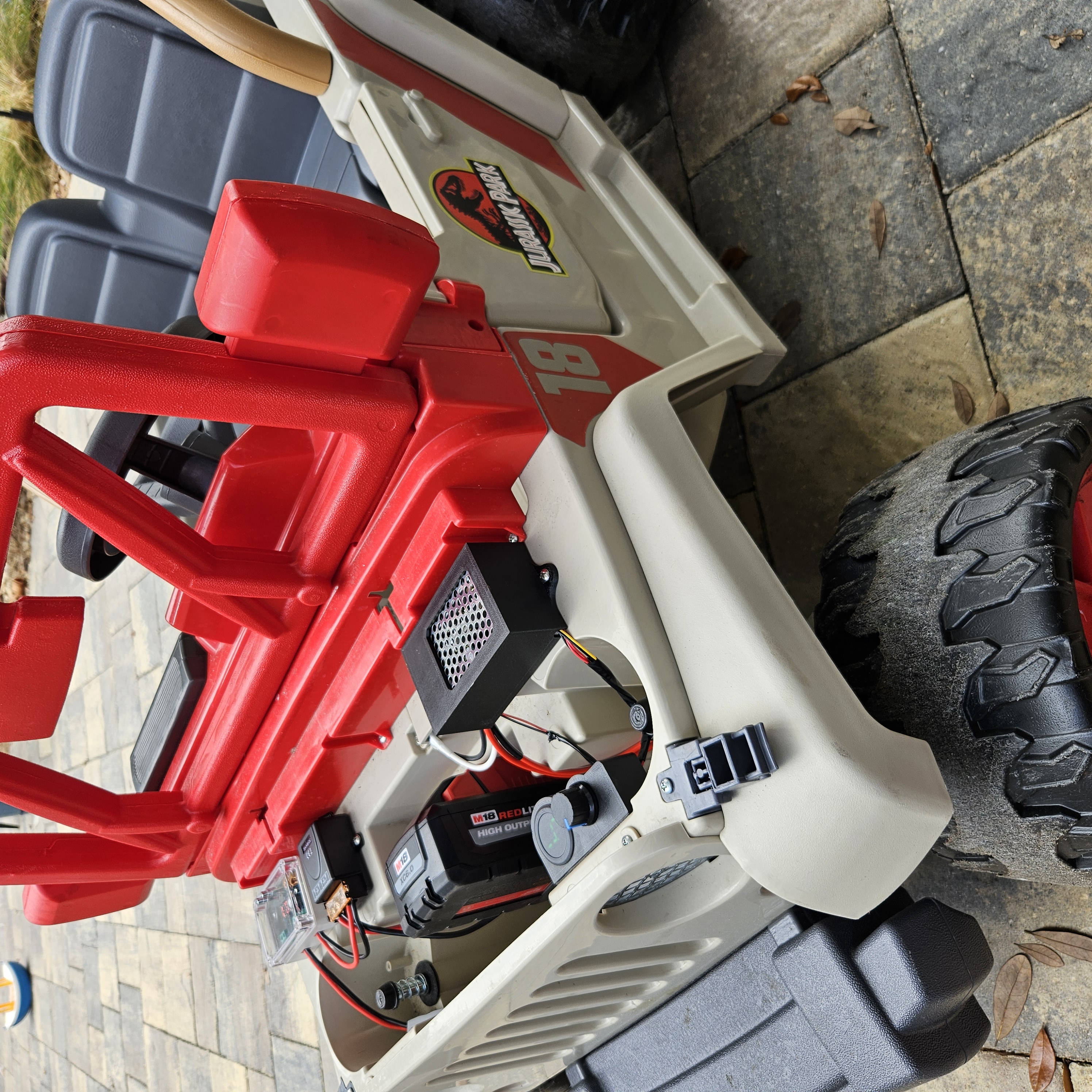 Power Wheel M18 Battery Adapter Kit Mounts