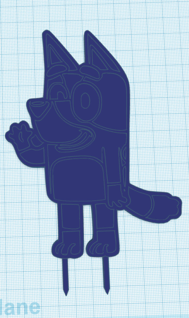 Bluey Cake topper