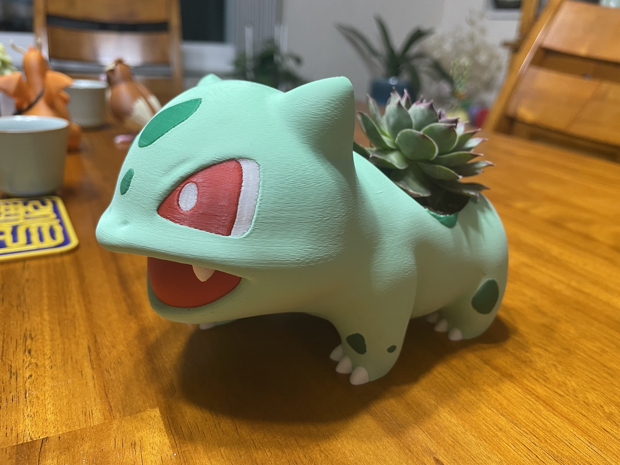 Bulbasaur Flower Pot (w/drainage hole)