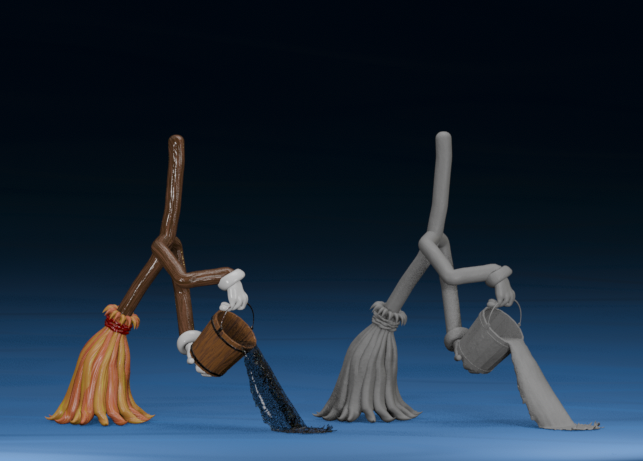 Magical Broom and Bucket