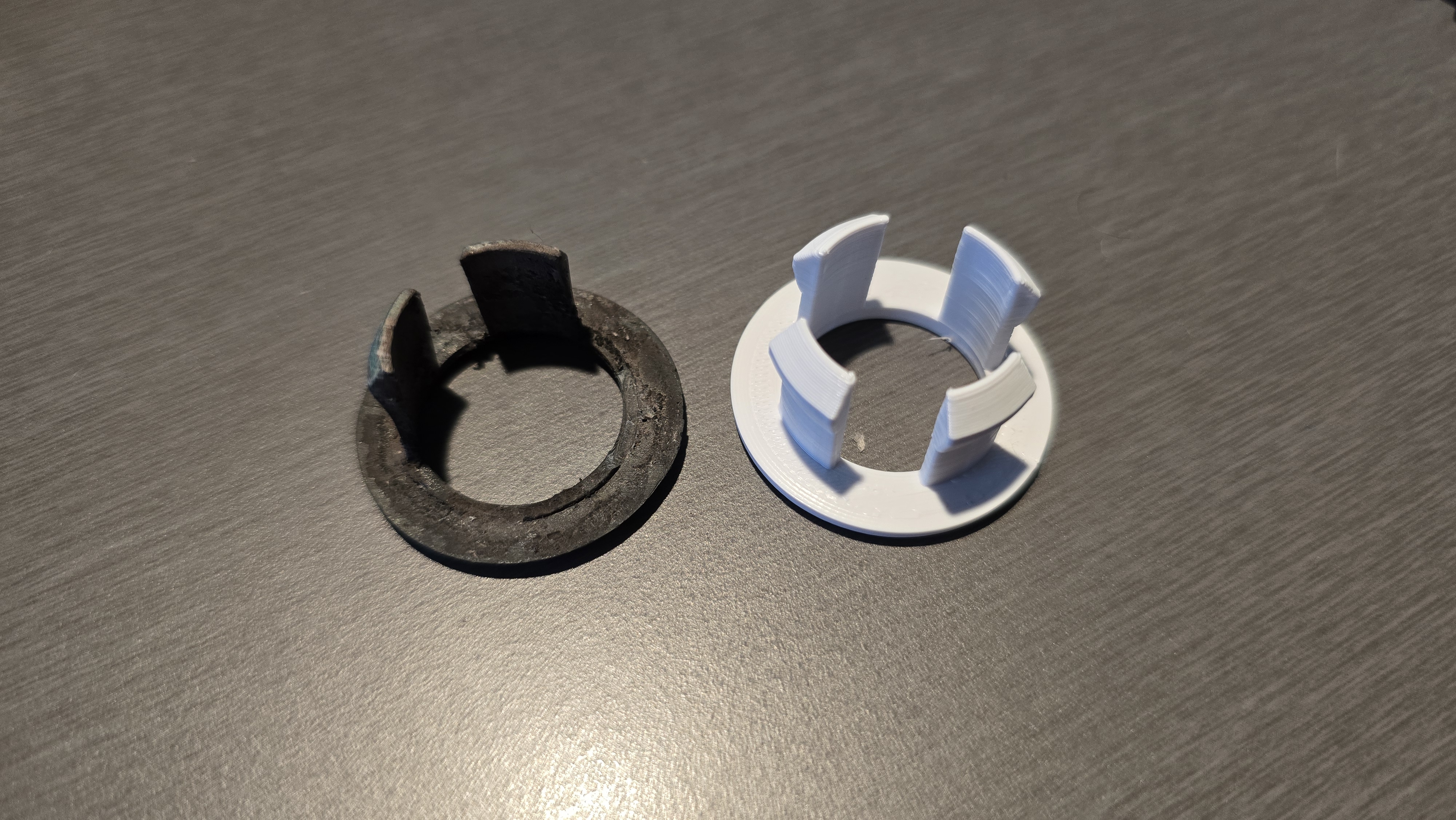 Sink Overflow Ring Bezel