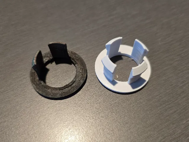 Sink Overflow Ring Bezel