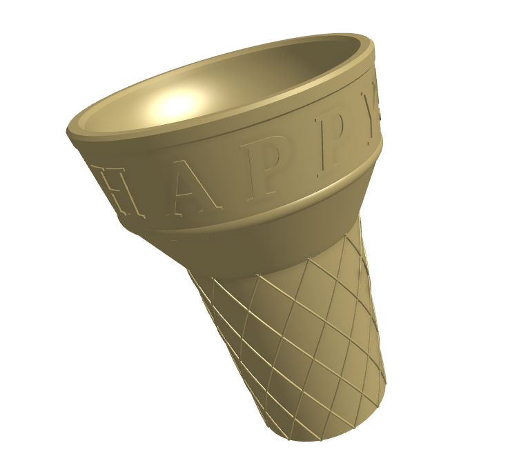Ice Cream Cake Cone