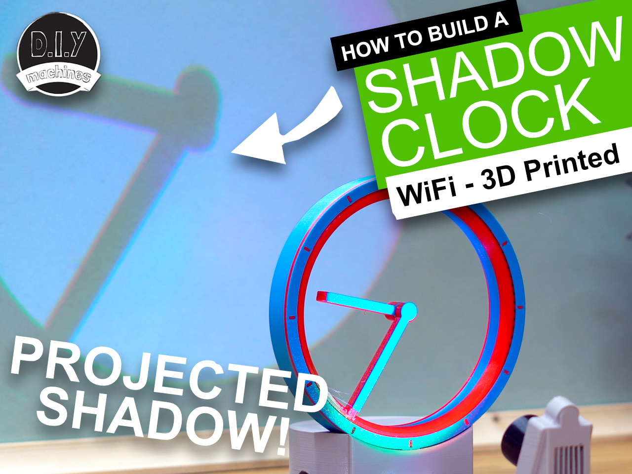 Hollow Shadow Clock - Projecting Time!