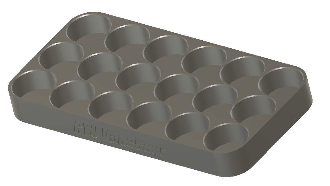 Vape bottle holder 18 x 10ml by Petr Holeček Download free STL model