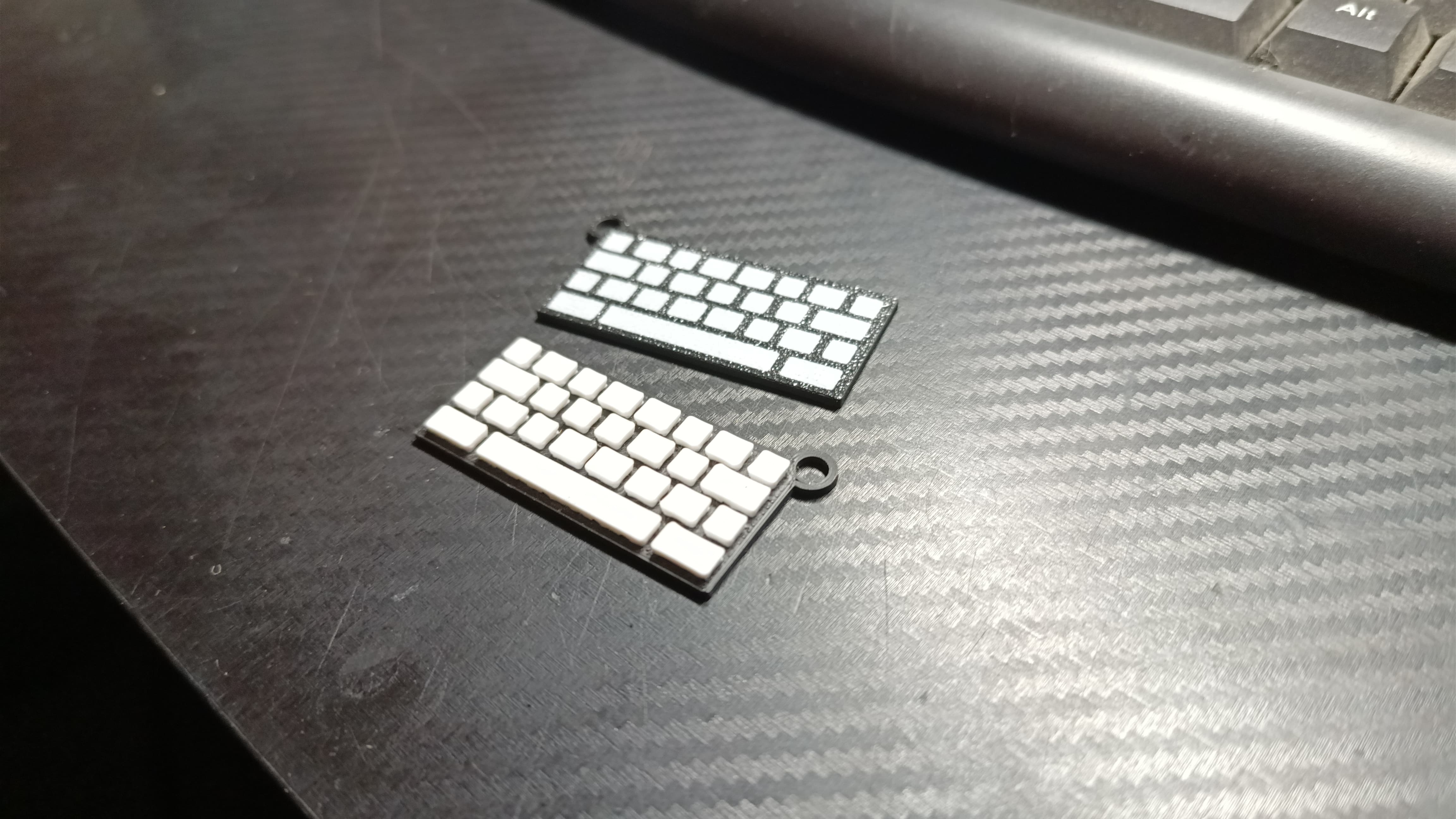 Keyboard keychain