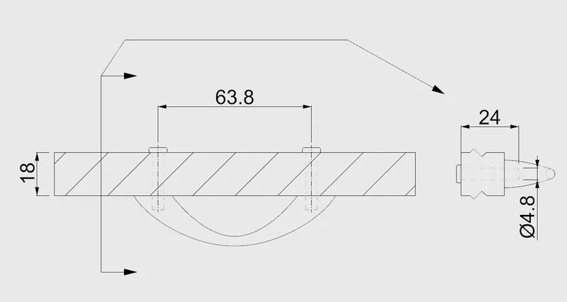 Drawer handle by Pizzuz | Download free STL model | Printables.com