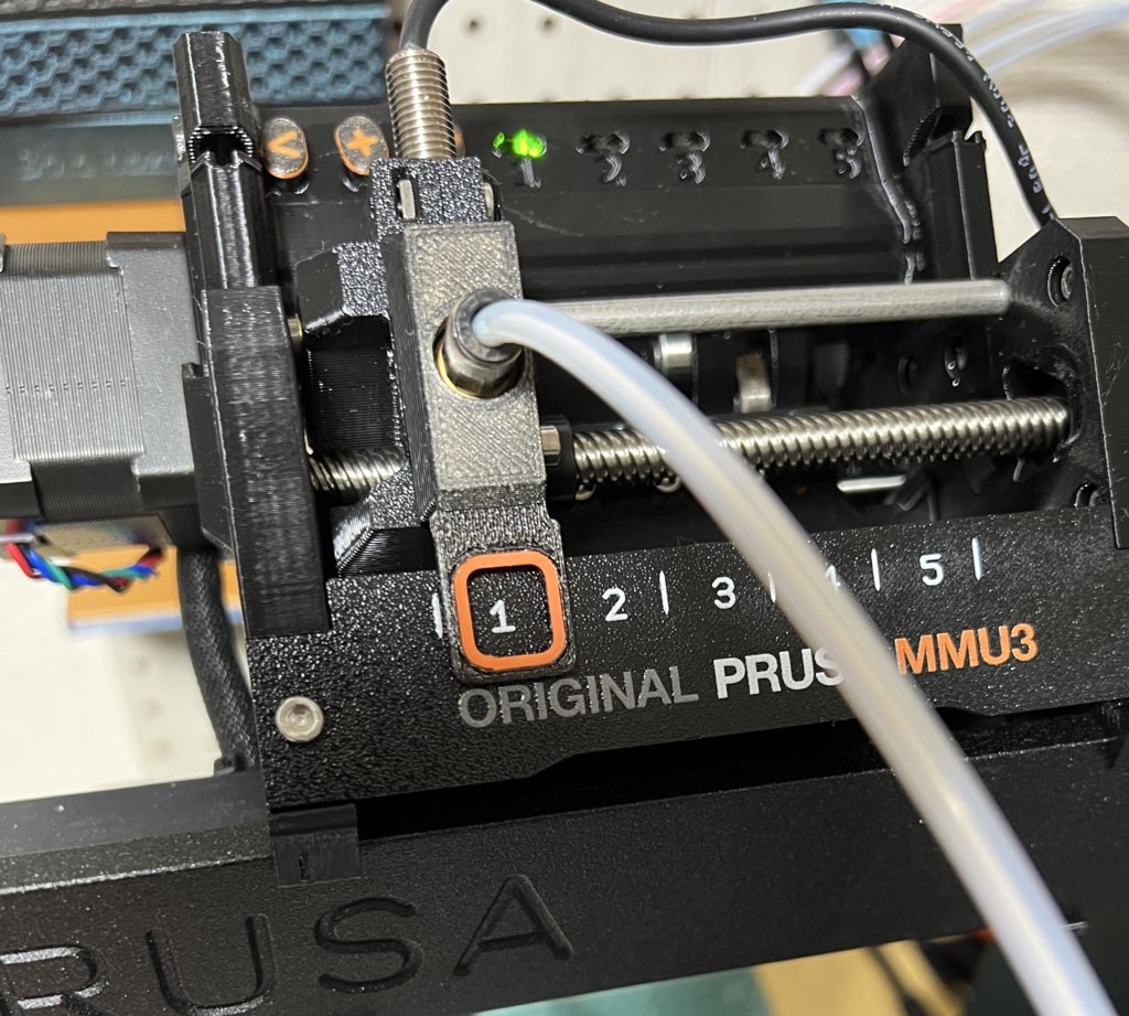 MMU3 Selector Upgrade with no screw mounting required