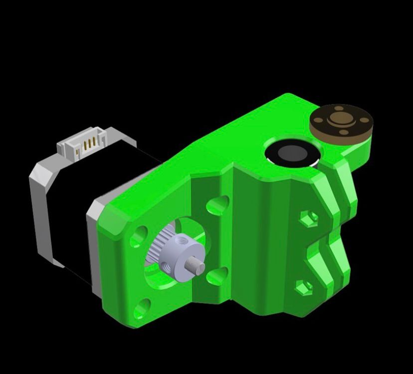 motor holder for NEMA 17 motor, Y axis by Edo Download free STL model