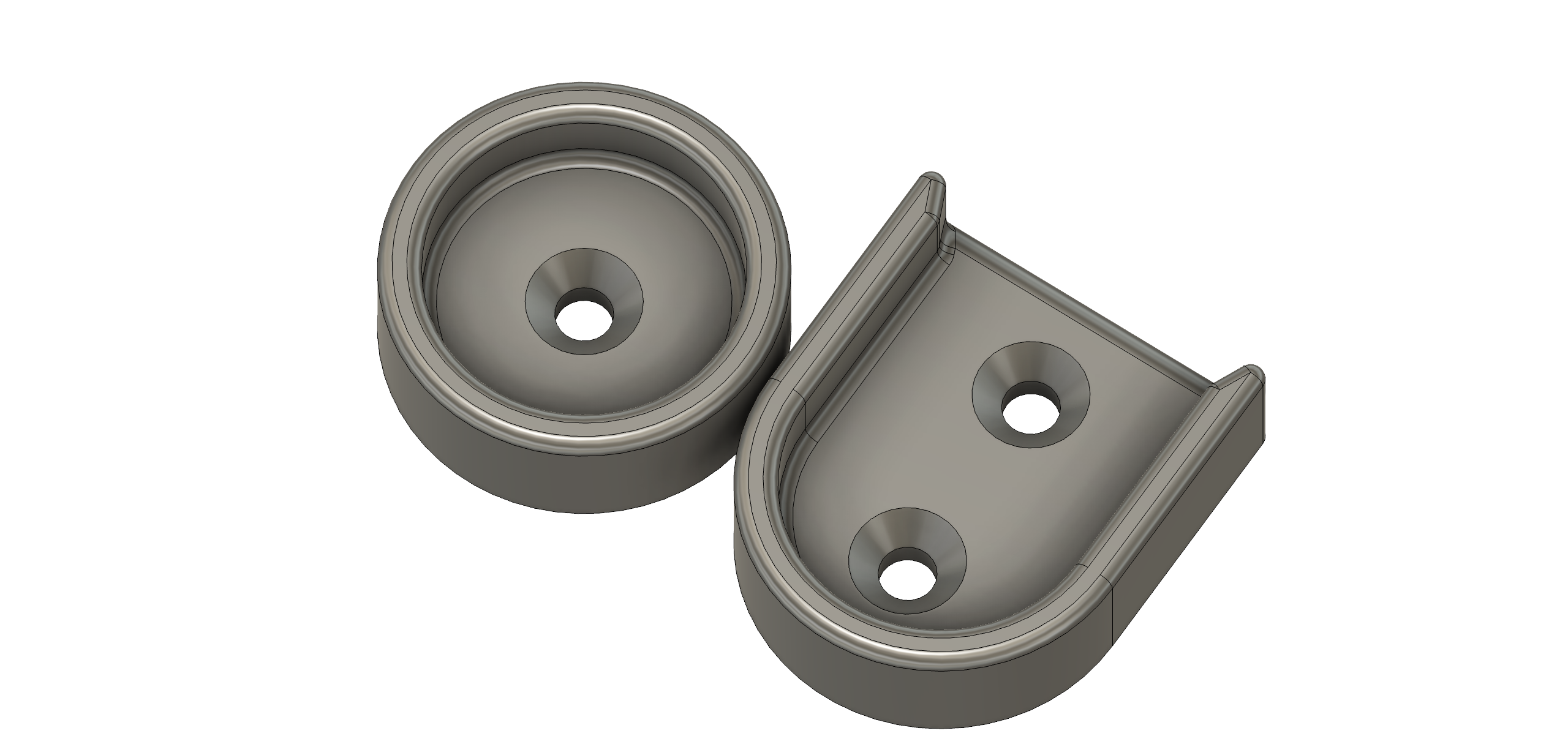 Wall mount for pole (broom pole)