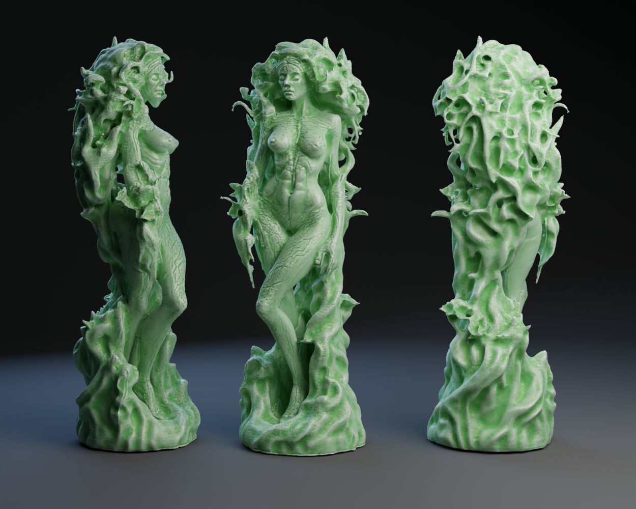Organic Pagan Statue.