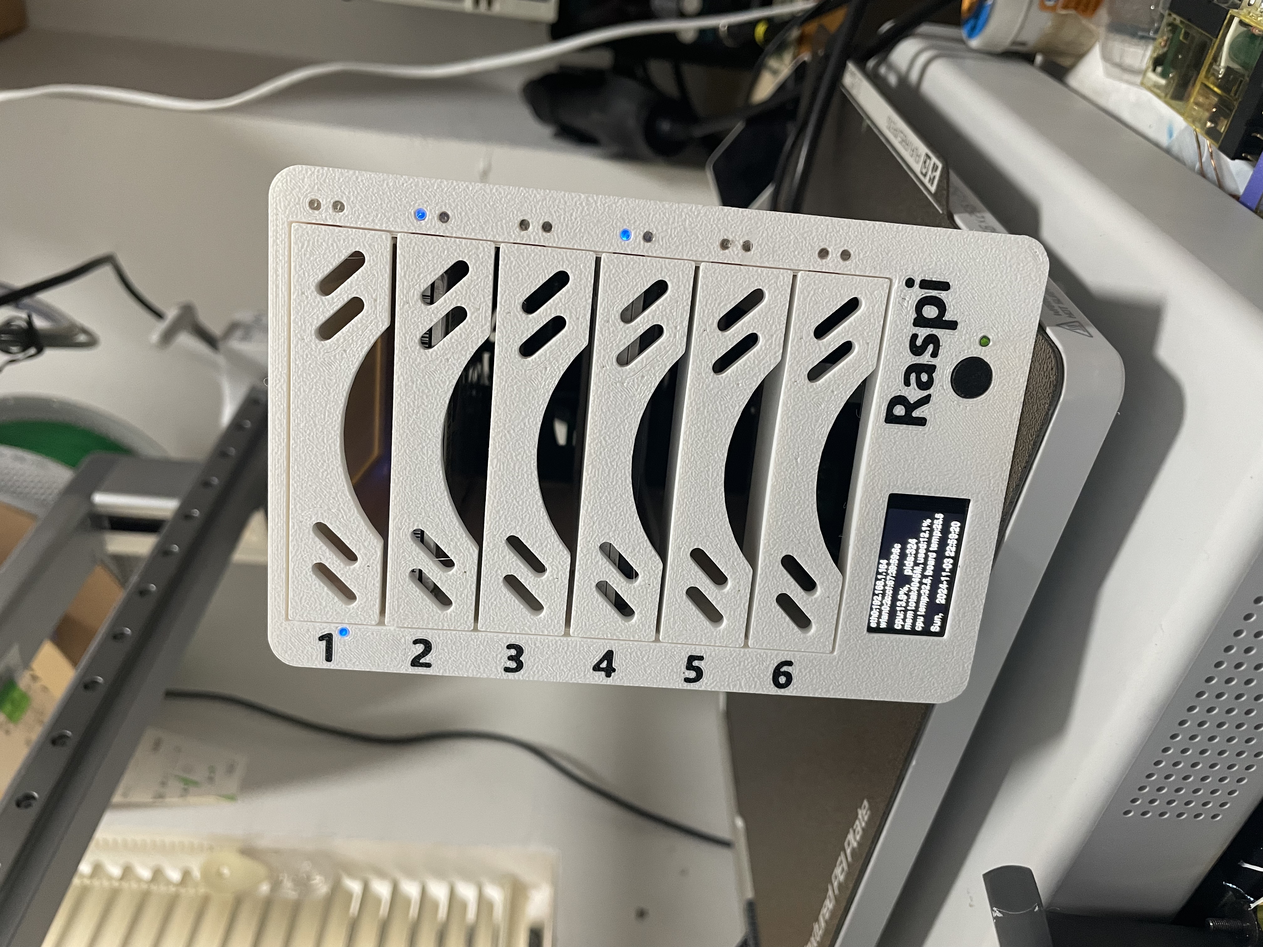 Raspberry Pi 5 nas 6sata