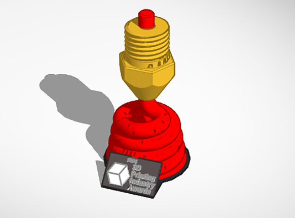 3D Printing İndustry Awards Trophy