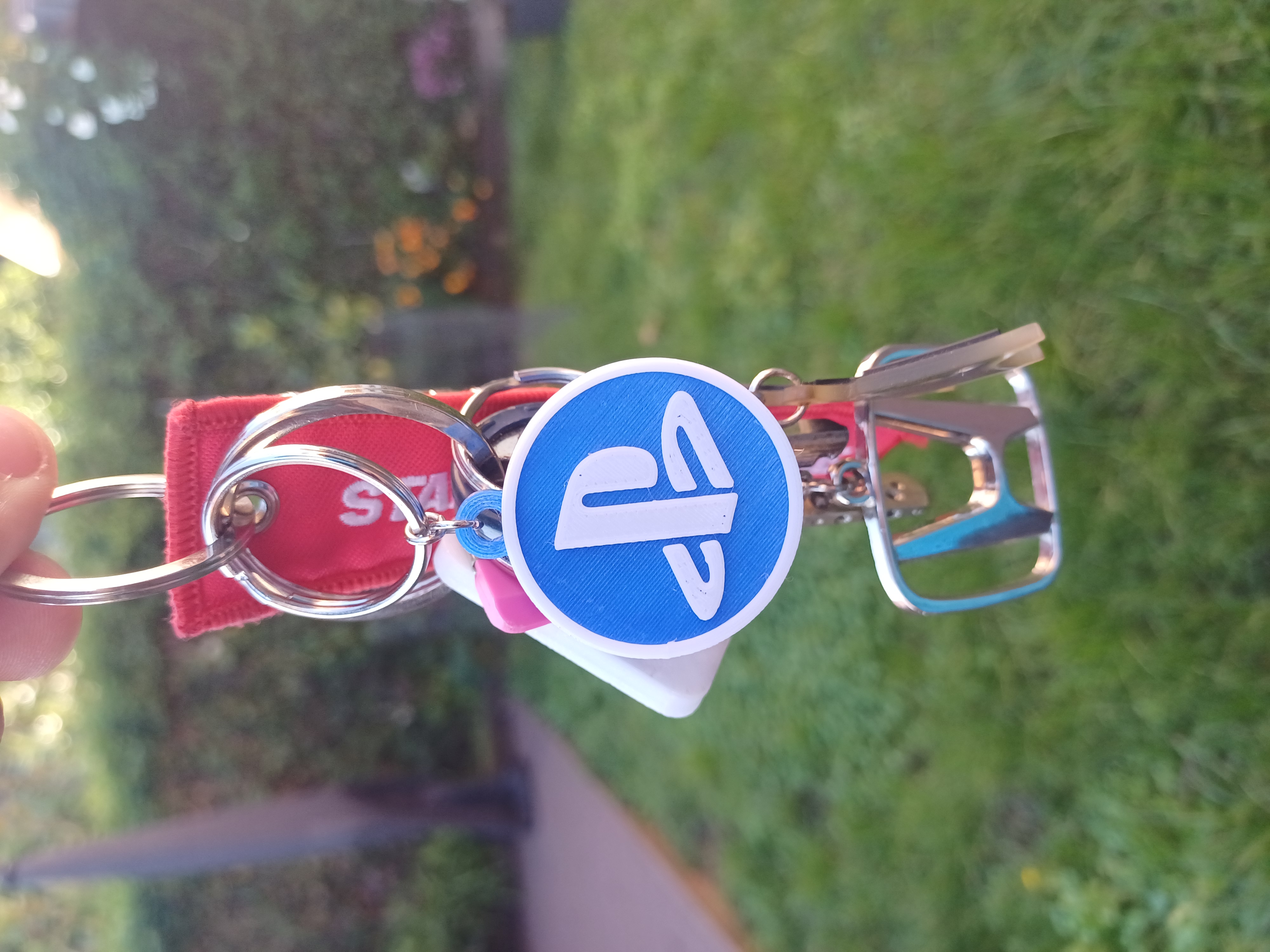PS4 Logo Keychain