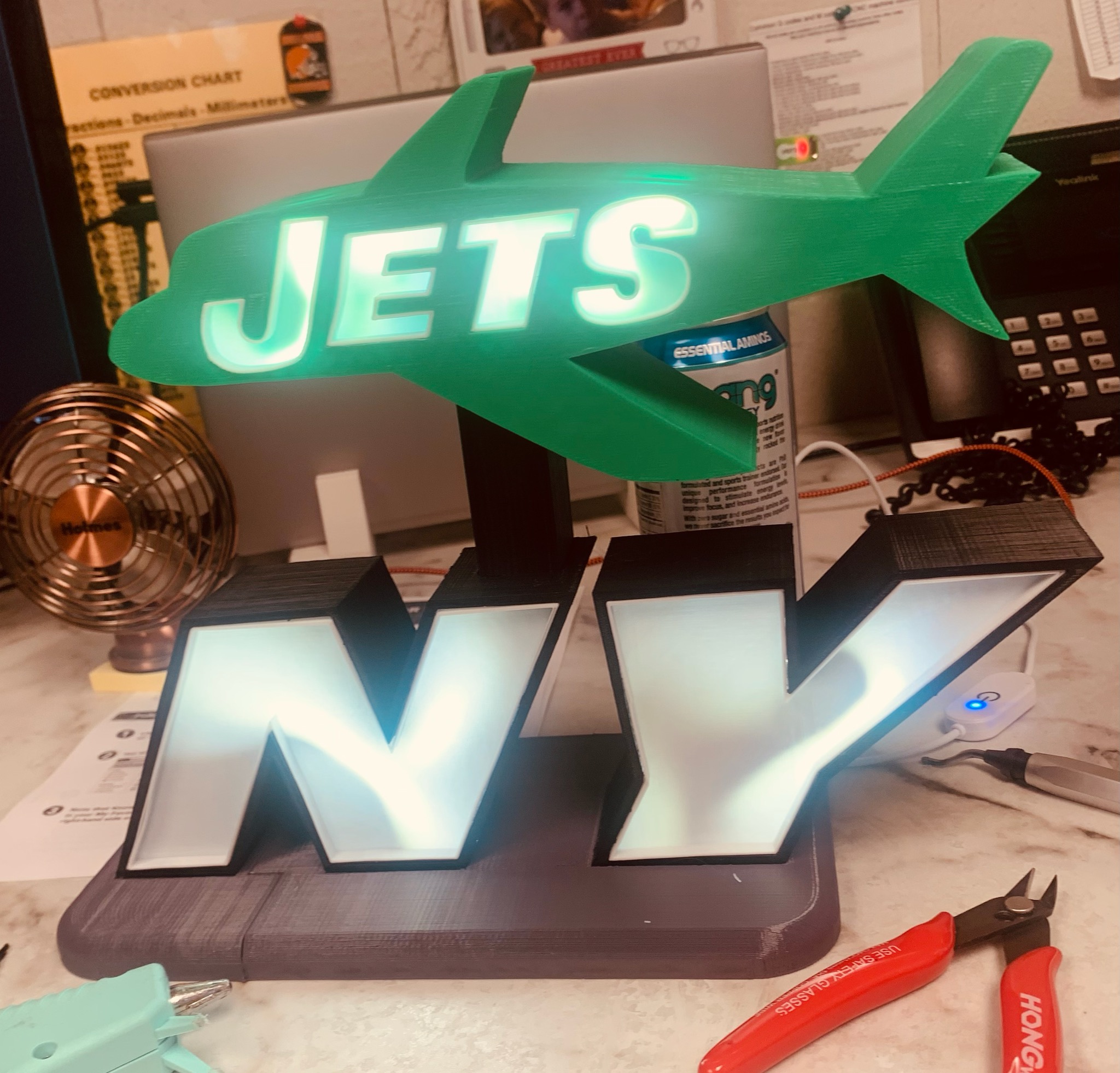 New York Jets Lamp/Sign