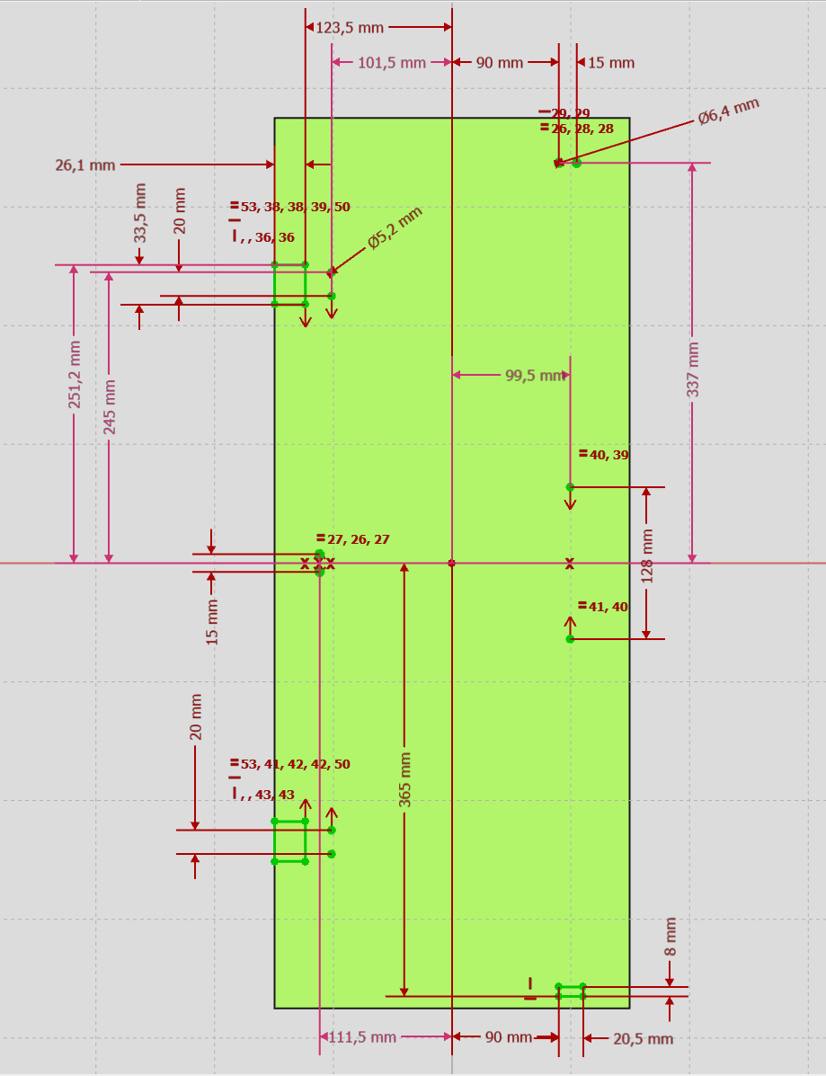 Hinges for split doors for V-Core 4 — miniatura 13