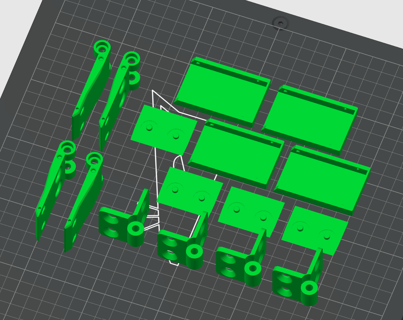 Hinges for split doors for V-Core 4 — miniatura 14