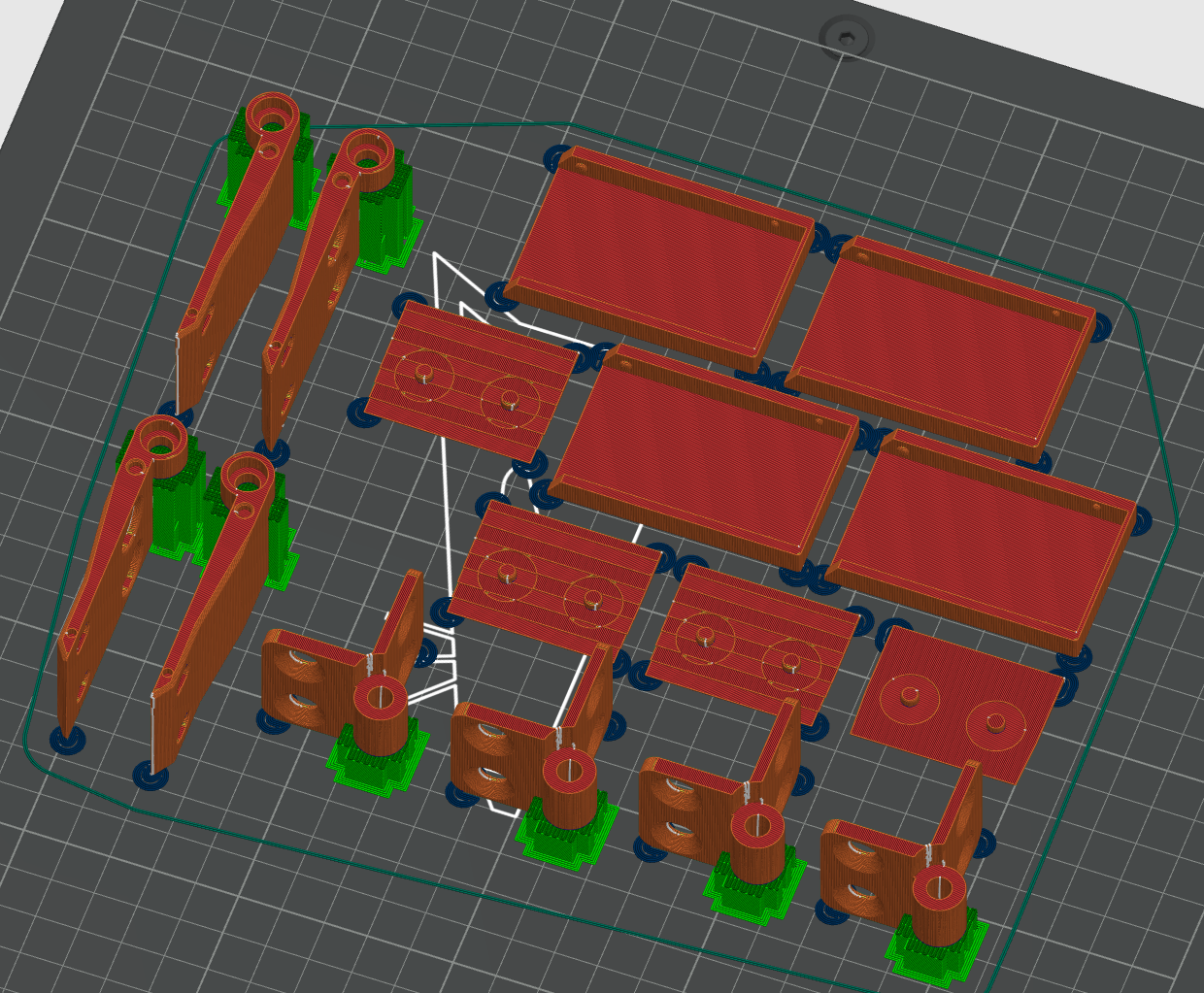 Hinges for split doors for V-Core 4 — miniatura 15