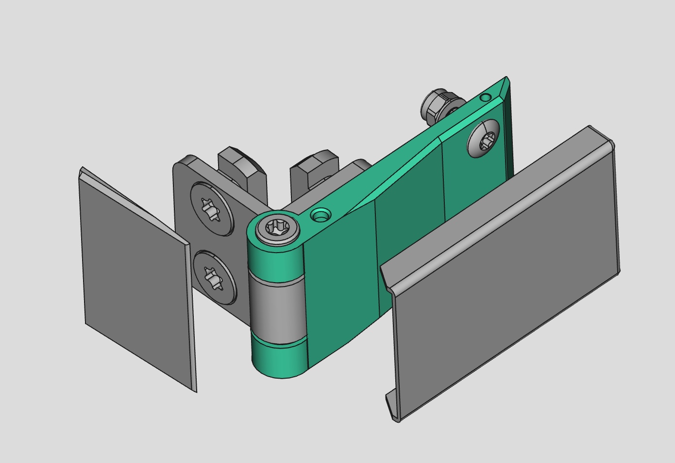 Hinges for split doors for V-Core 4 — miniatura 7