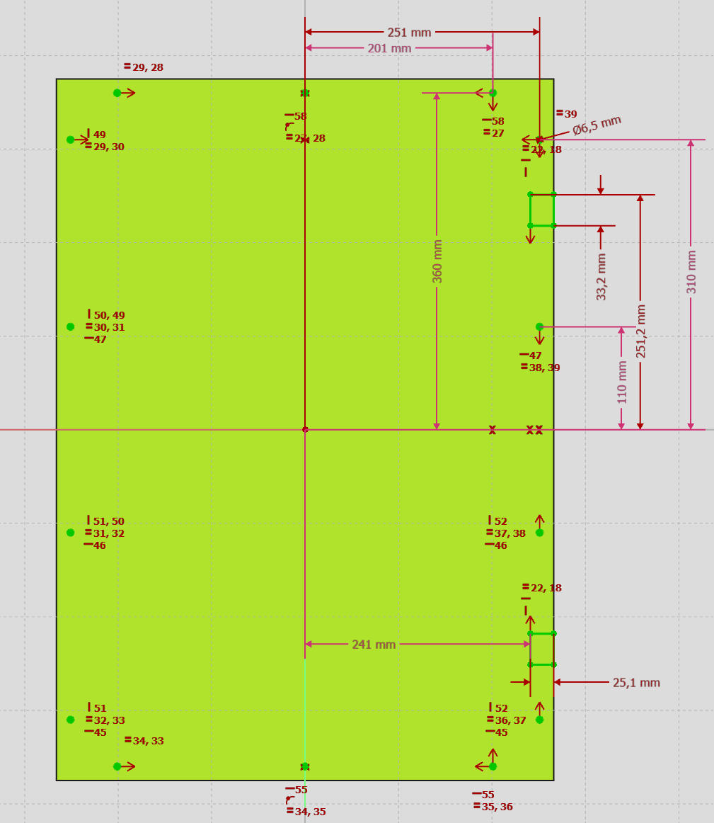 Hinges for split doors for V-Core 4 — miniatura 10