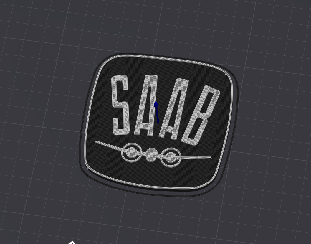 SAAB Logo by 3DThing | Download free STL model | Printables.com