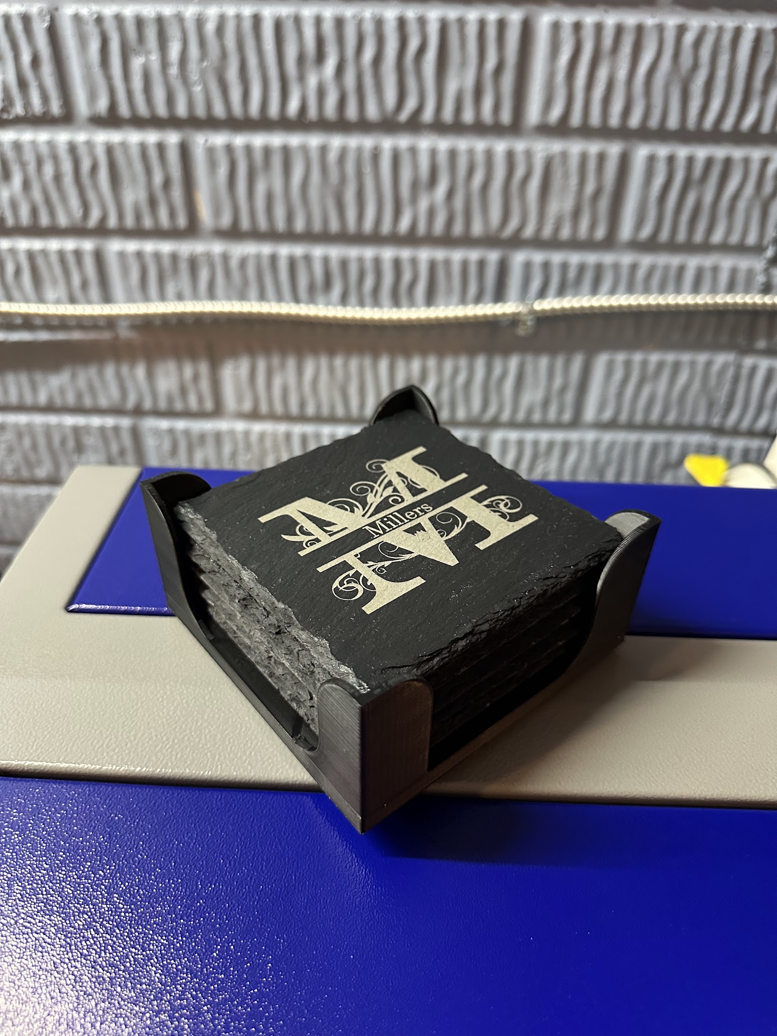 Coaster holder for 4 inch square coasters