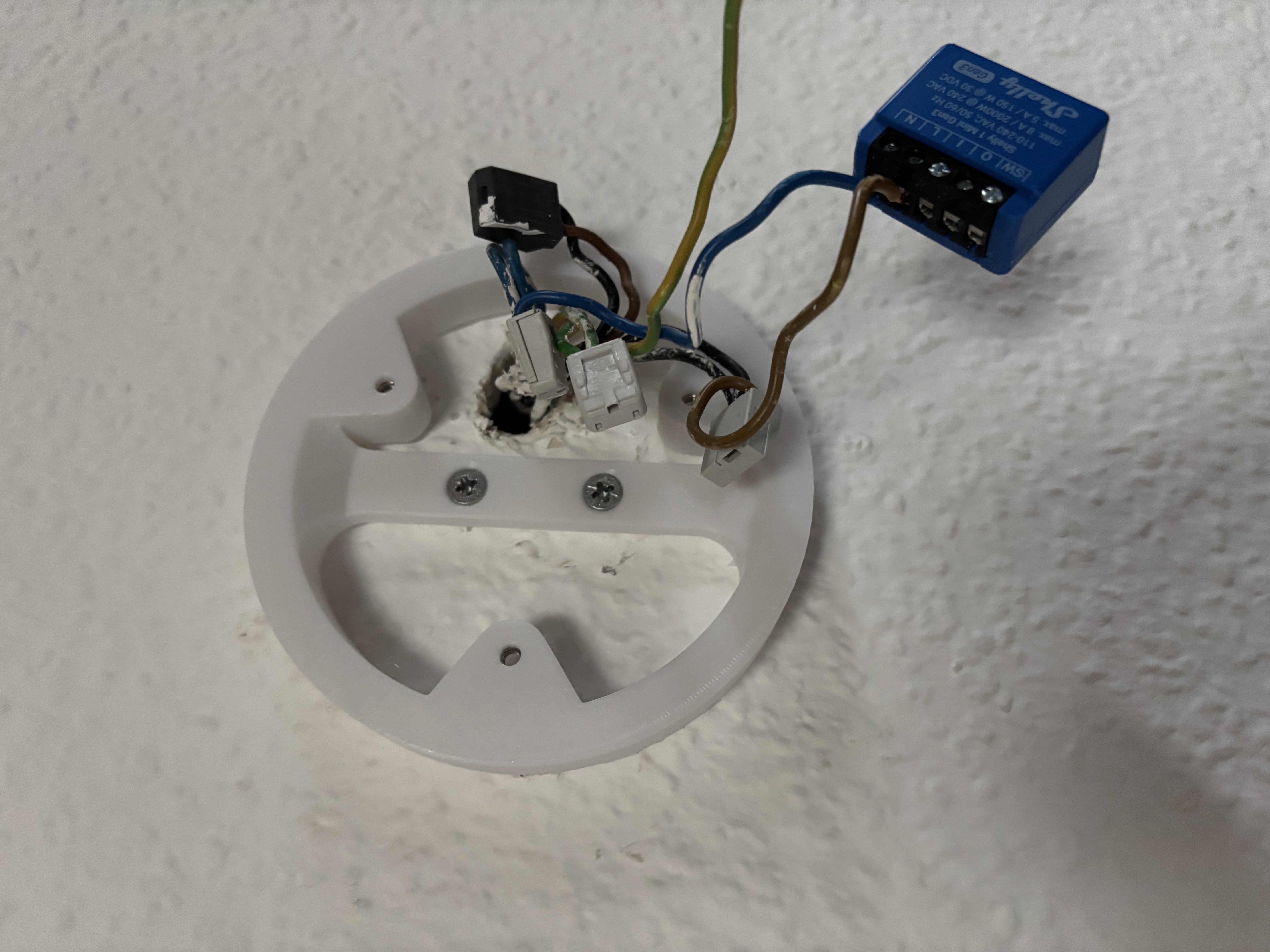 Lamp Mount Base ceiling LED Shelly SmartHome Ouila