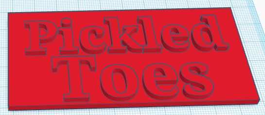 Pickled Toes Sign