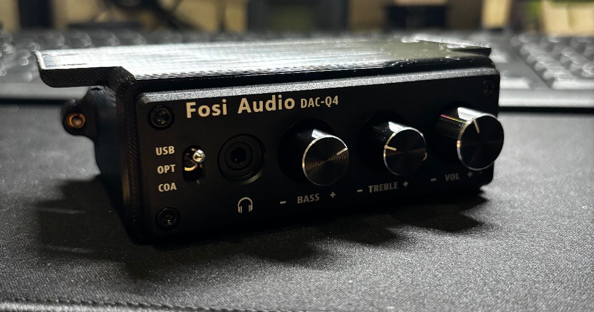 FOSI Audio DAC-Q4 Holder od autora buhsdv | Stáhněte si zdarma STL ...