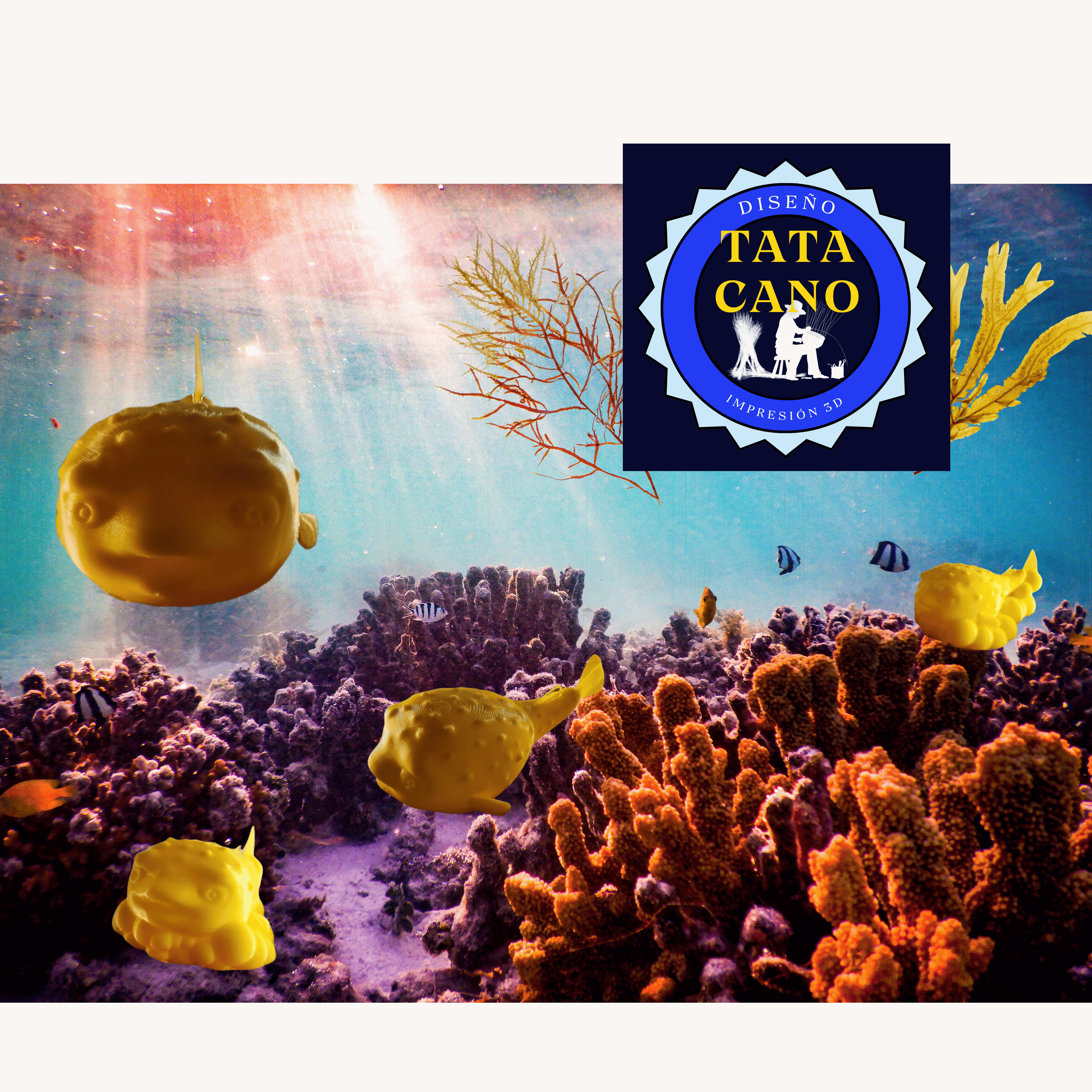 Pez Globo Kawaii (Kawaii Puffer Fish/Fugu)