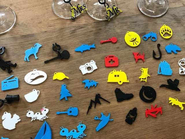 Outdoorsy Wine Charms