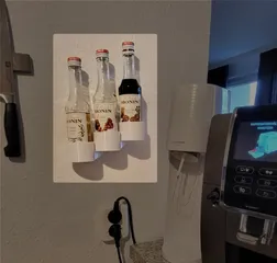 Regal für 25cl Monin Sirup Flaschen | Shelf for 25cl Monin syrup bottles