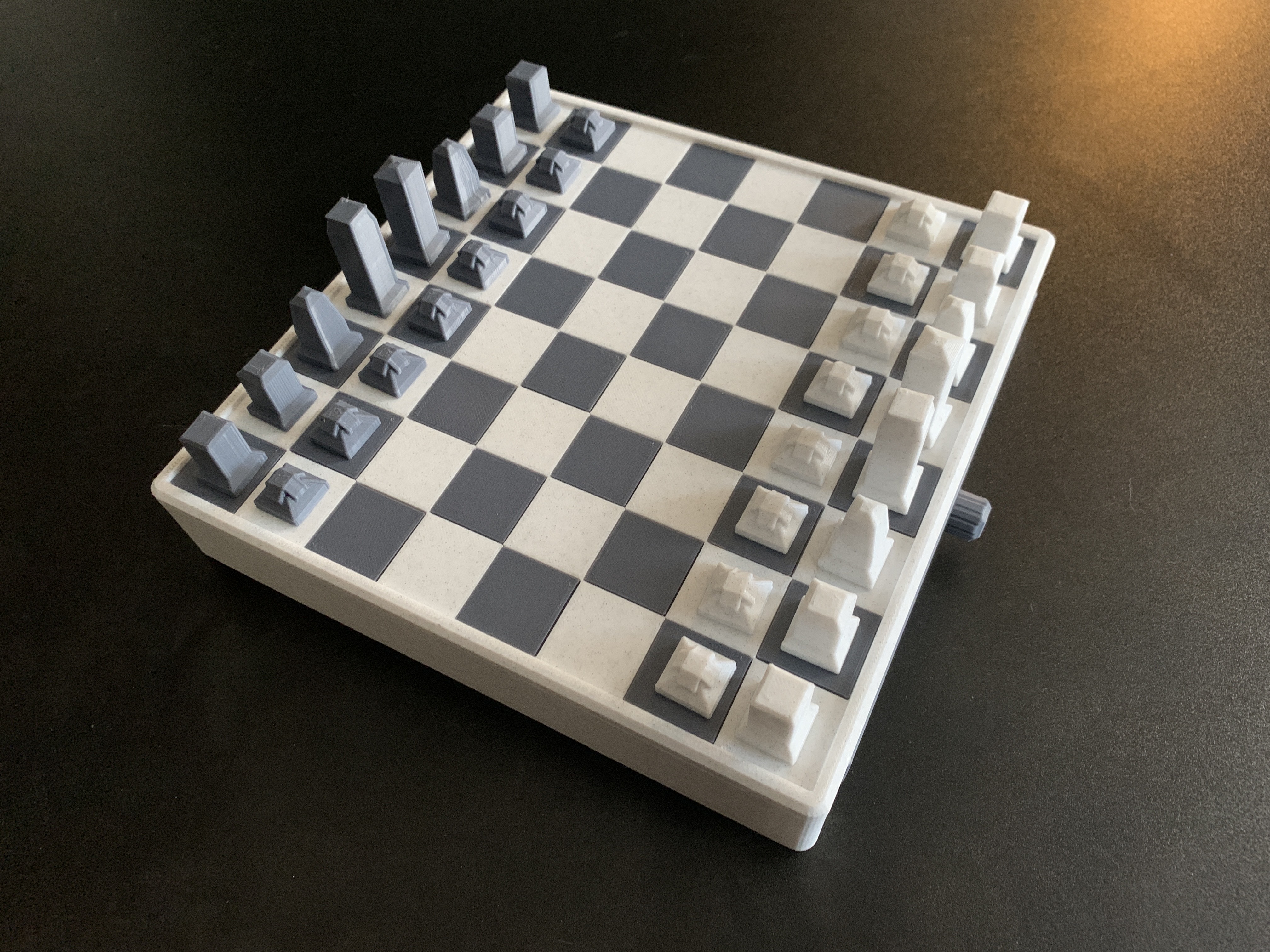 Miniatura 2 do modelo 3D Minimalistic Chess Set